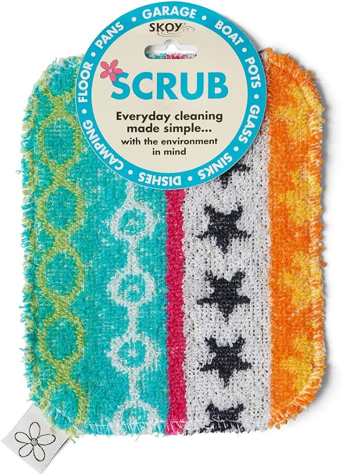 Skoy Scrub, 1-Piece Reusable, Non-Scratching Dish Scrubber by Skoy