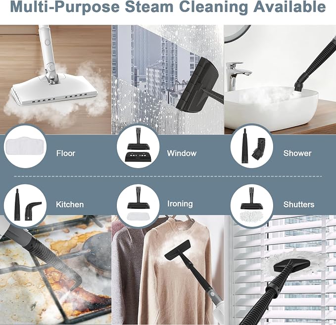 Steam Cleaner, 6 in1 Rotated Steam Mop Cleaner - Image 5