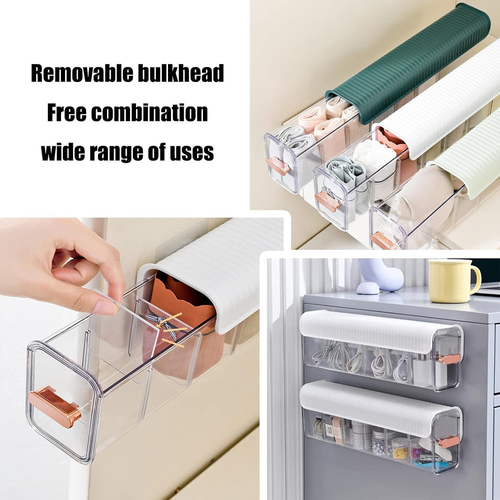 FETNHU Punch-Free Multi-functional Storage Box, 2023 New Hanging Plastic Draw...