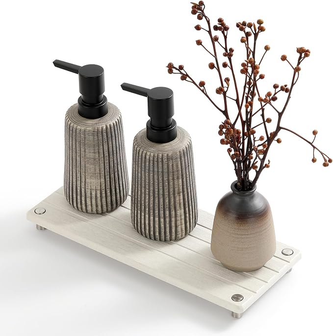 Instant Dry Sink Caddy Kitchen Sink Organizer, Quick Drying Stone Tray - Image 2