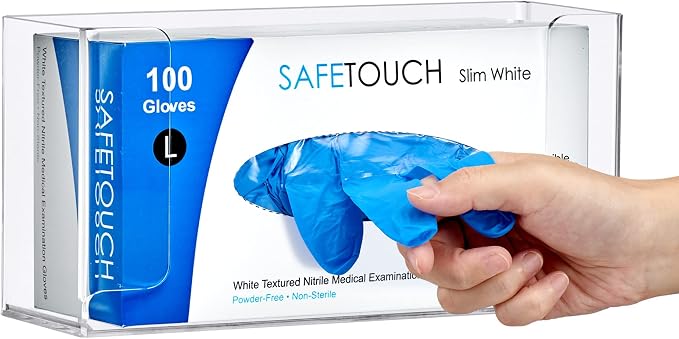 Amazing Abby Acrylic Glove Box Holder, Wall-Mounted Glove Dispenser, Floating - Image 2