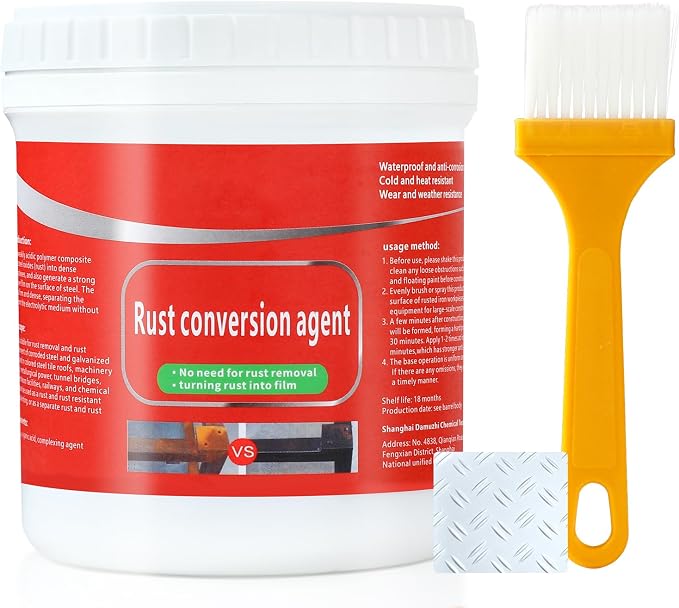 Water-Based Metallic Paint, Rust Removal Converter Metallic Paint, Rust Remover by TPTAL
