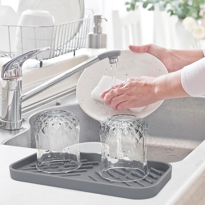 Yasmen Silicone Bathroom Soap Dishes, Sink Sponge Holder - Image 5