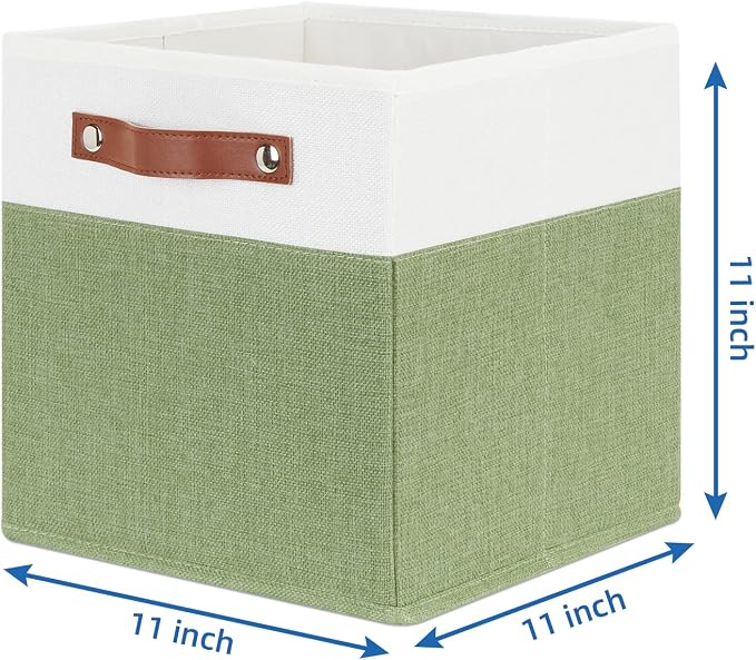 Temary Fabric Storage Bin 11x11 Cube Storage Bins - Image 2