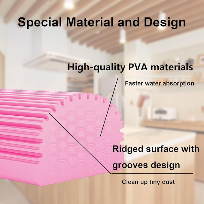 6-Pack Damp Clean Duster Sponge, Magic Sponge Eraser - Image 3