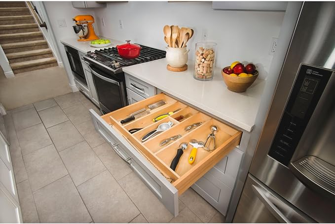 Rev-A-Shelf Trim-to-Fit Silverware Drawer Organizer - Image 8