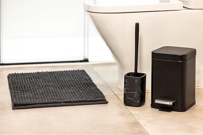 Vigar Zense Toilet Brush and Holder Set, Toilet Bowl Brush - Image 5