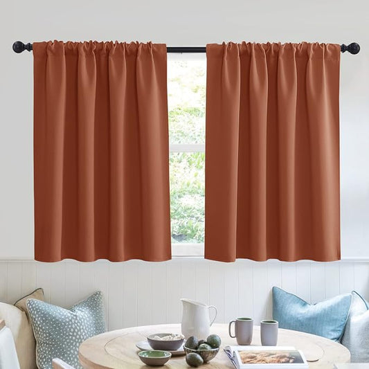 RYB HOME Bedroom Curtains Short by RYBHOME