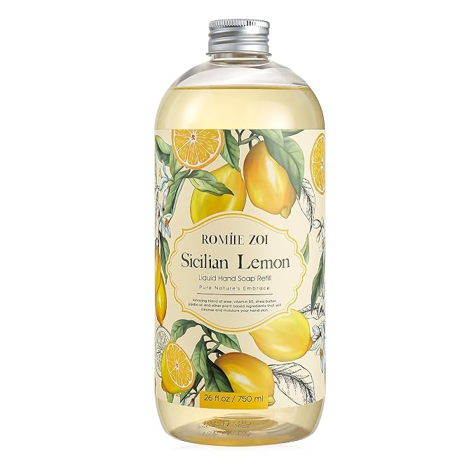 ROMIIE ZOI Liquid Hand Soap Refills, Gentle & Moisturizing Formula, 750 ML/ 26 by ROMIIEZOI