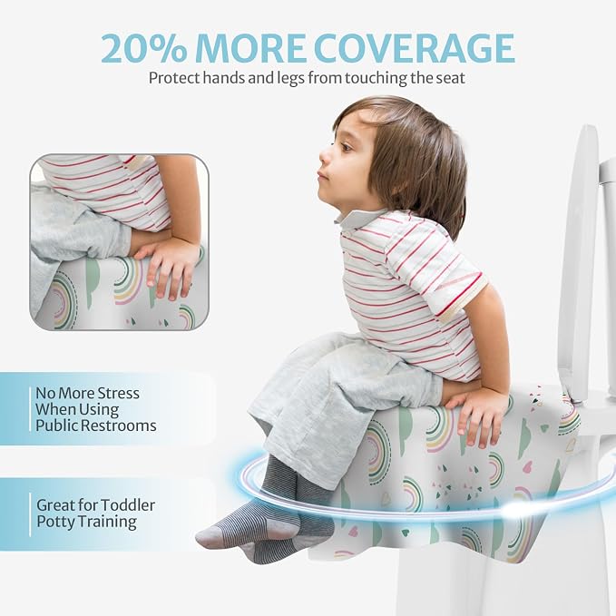 Blissful Diary 20 Pcs Toilet Seat Covers Disposable - Image 3