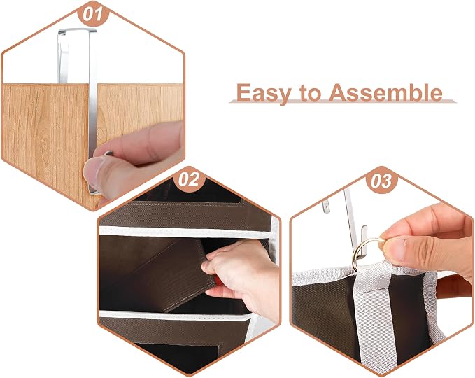 5-Tier Over The Door Storage Organizer - Image 6