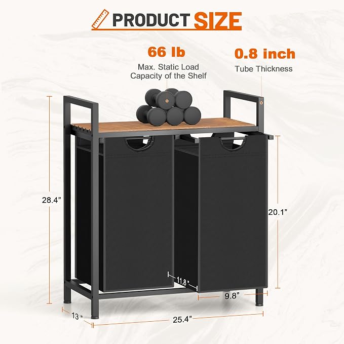 Laundry Hamper, Laundry Sorter - Image 4