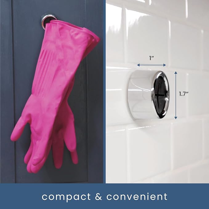 S&T INC. Round Adhesive Push Towel Hooks - Image 6