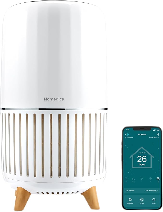 Homedics Smart Air Purifier 4-in-1 Tower by Homedics