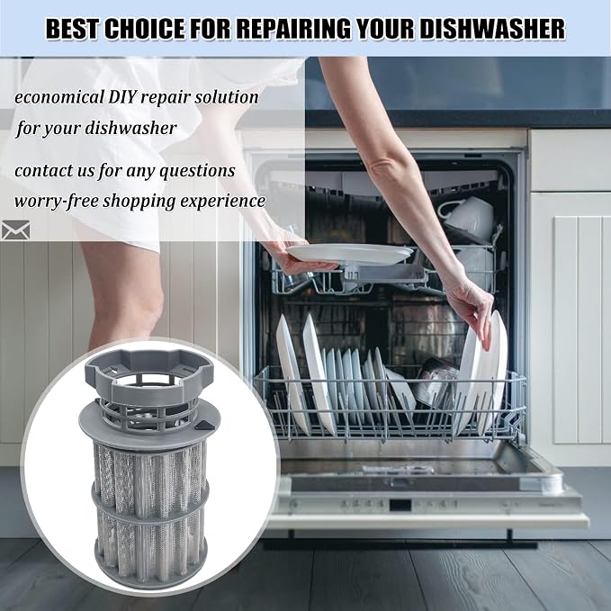 UPGRADED 645038 Dishwasher Drain Mesh Filter - Image 7