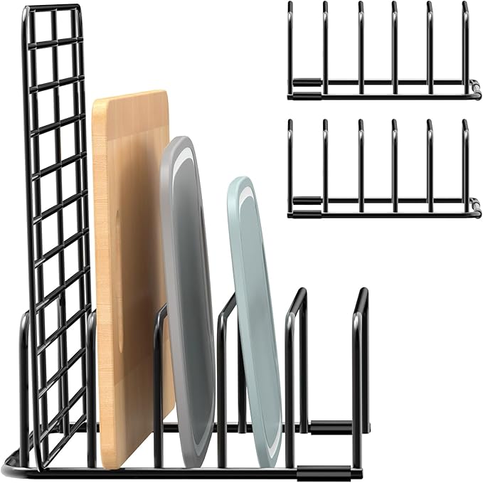 Cutting Board Organizer, Cutting Board Holder Rack Baking Cookie Pan Sheets by HOMEACCESSORIES