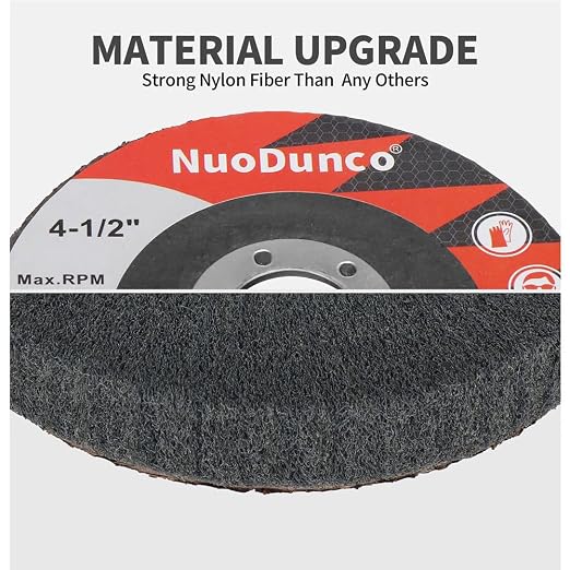 10Pcs 600 Grit Scour Flap Disc 4 1/2 Inch Angle Grinder Attachment Stainless - Image 6