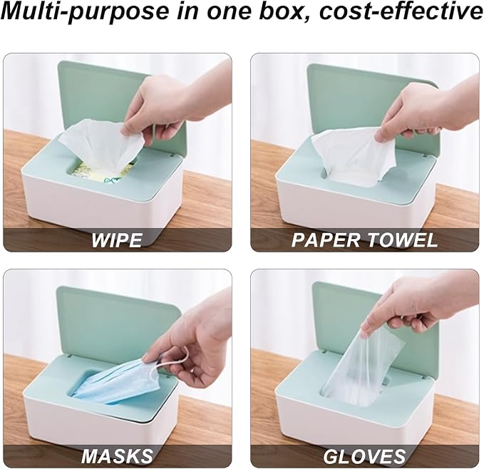 1 Pcs Diaper Wipes Dispenser, Refillable Wipe Container, Wipe Container - Image 6