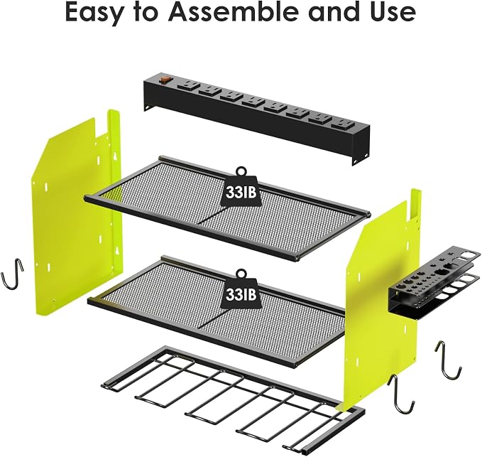 CCCEI Set Power Tool Organizer Wall Mount - Image 7