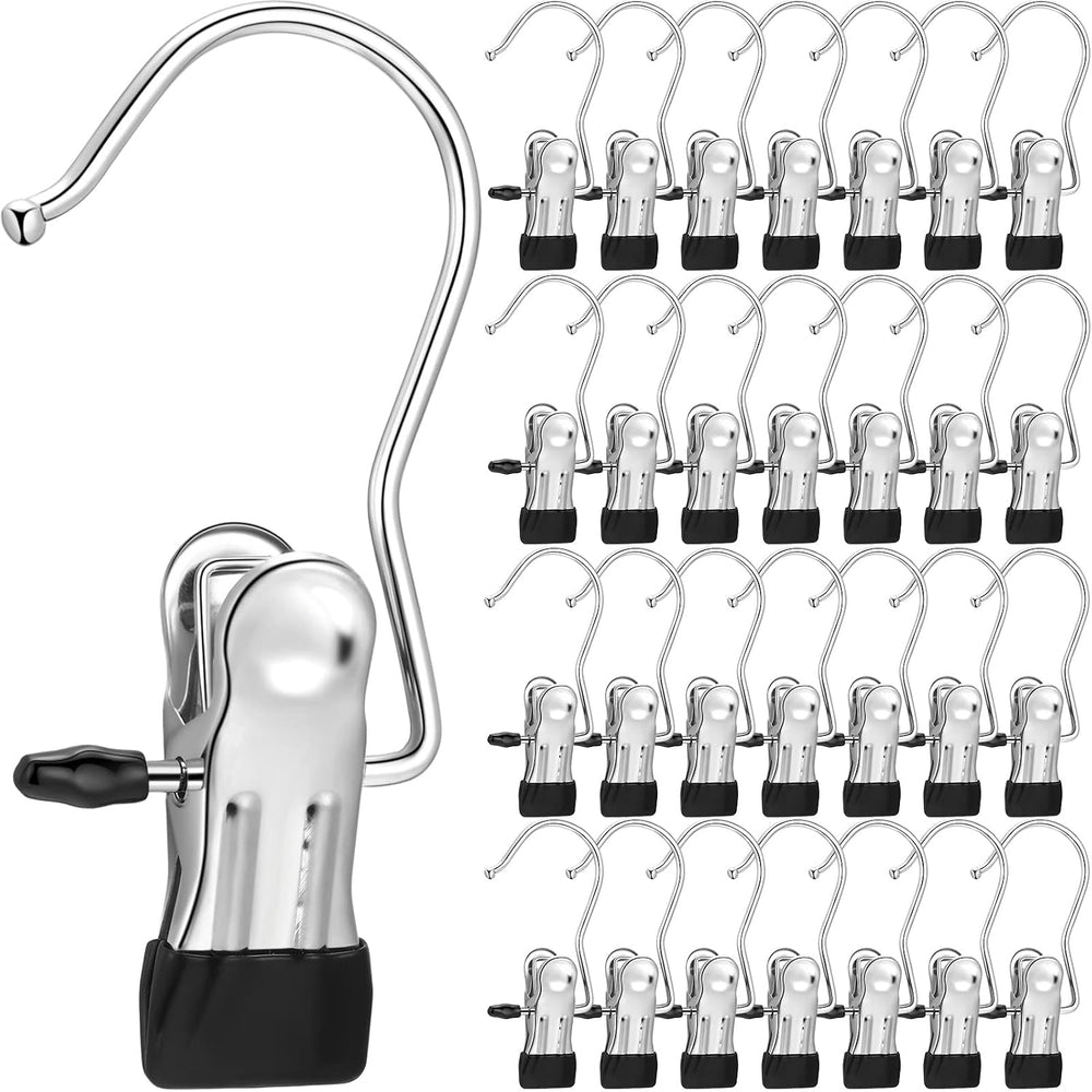 Yinder Boot Hangers Clips Laundry Hooks Hanging Stainless Steel Clothes Pins ...