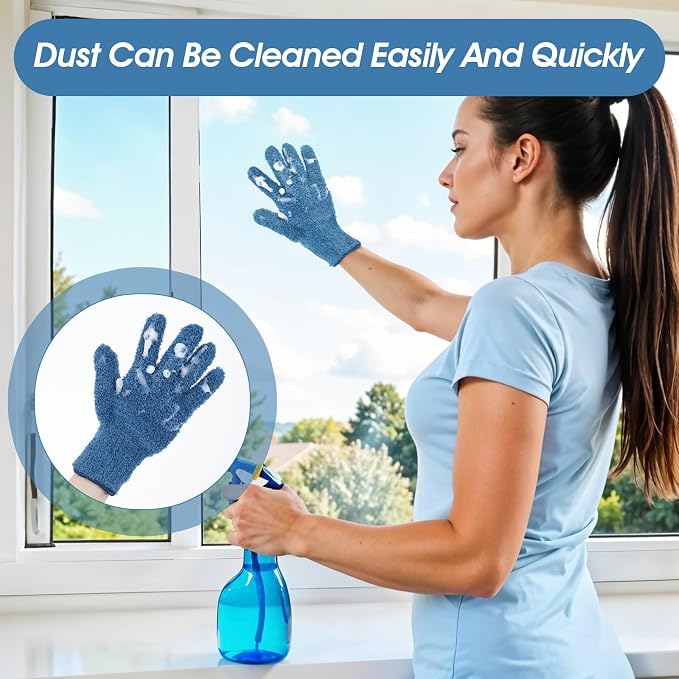 Plant Dusting Gloves, Microfiber Dusters - Image 5