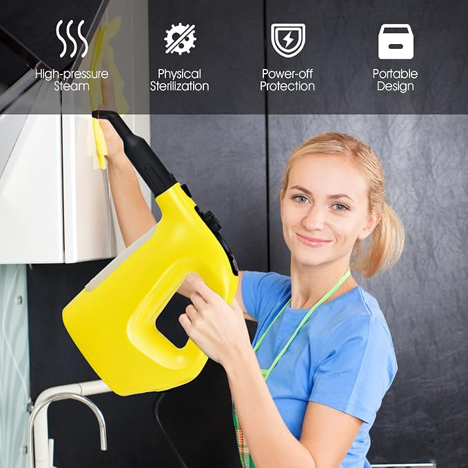 COSTWAY Handheld MultiPurpose Steam Cleaner - Image 4