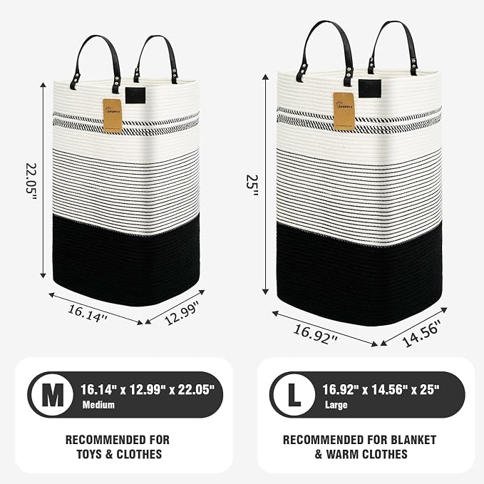 danpinera 75L Woven Laundry Hamper - Image 4