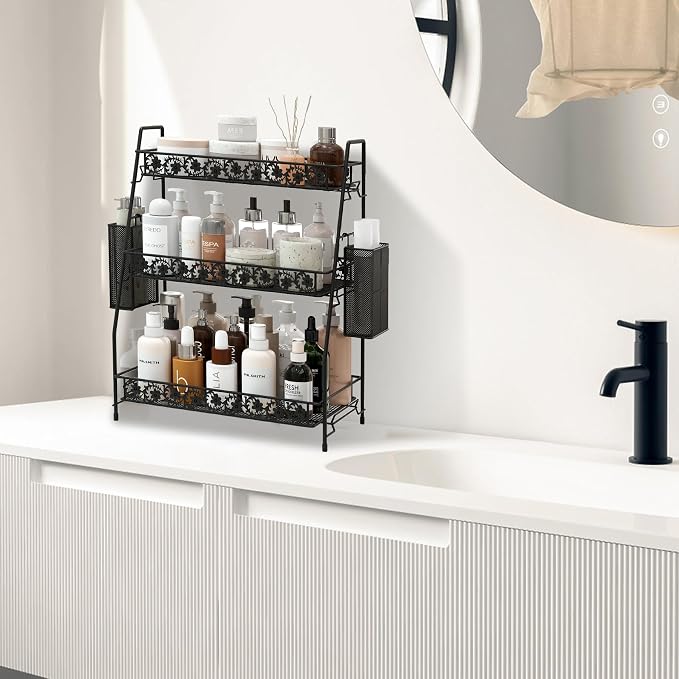 3-Tier Large Size Storage Rack, Counter Organiztion - Image 4