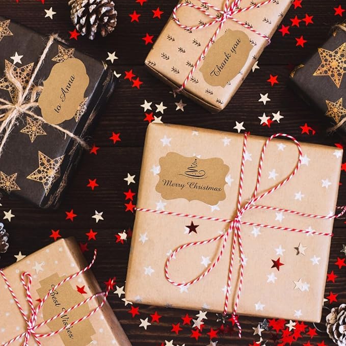 350 PCS Gift Tags Stickers Name Labels Stickers - Image 4