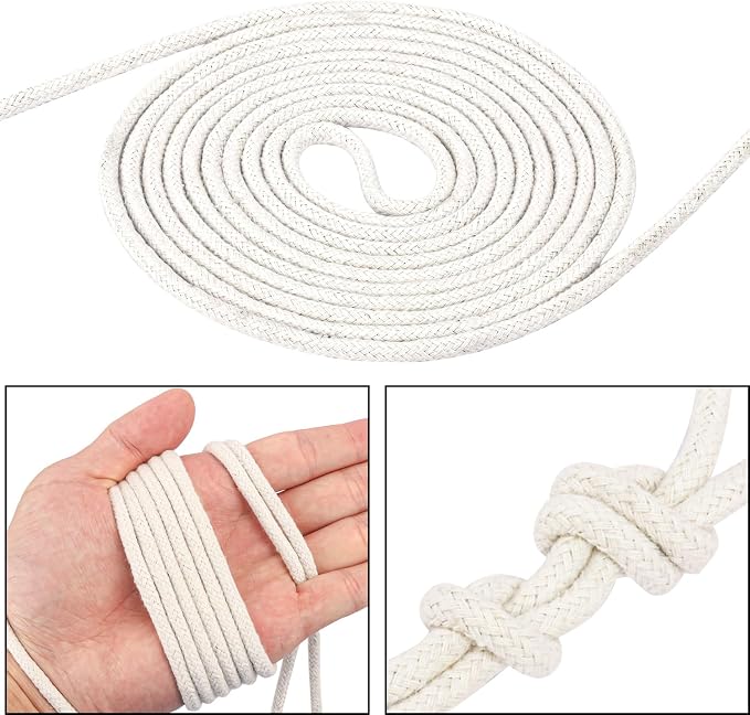 328 Feet Cotton Clothes line Rope-Premium Diameter 7/32 Inch Cotton Rope - Image 3