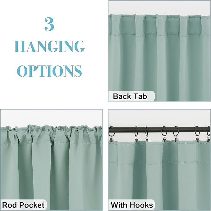 RYB HOME Kitchen Window Curtains - Image 6