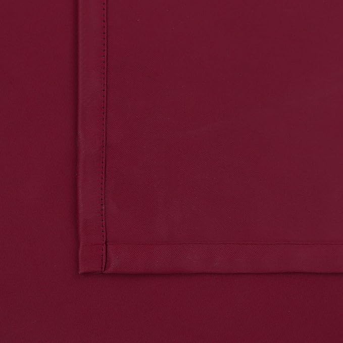 BGment Burgundy Blackout Curtains 72 Inch Length 2 Panels - Image 7