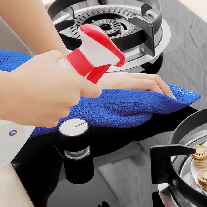 Homaxy 100% Cotton Waffle Weave Kitchen Dish Towels, Ultra Soft Absorbent Quick - Image 5