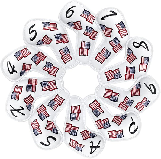 US Flag Golf Iron Covers Headcovers - Image 2