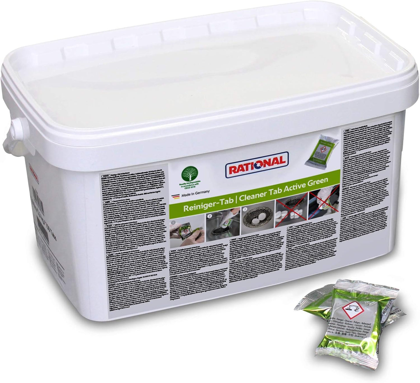 RATIONAL Active Green Cleaning OEM Tablets iCombi Pro Bucket 150 Tablets | Bucket