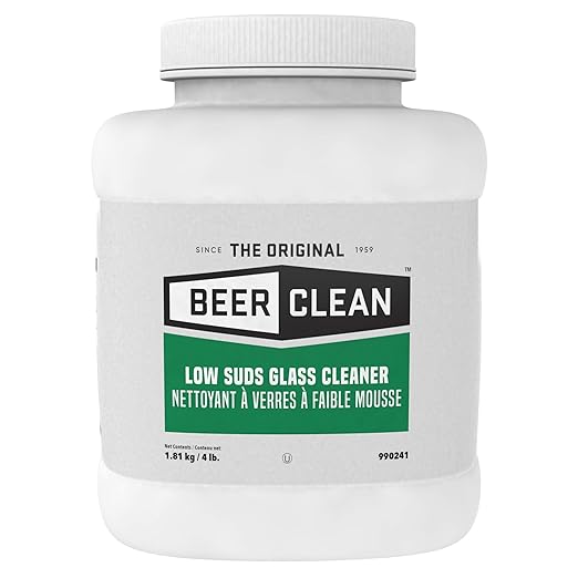 Diversey Glass Cleaner, 4 Lb. Container by BEERCLEAN