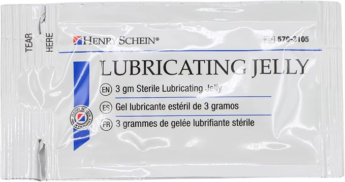 Henry Schein Sterile Lubricating Jelly – 3g Single-Use Packets, Convenient Box - Image 5