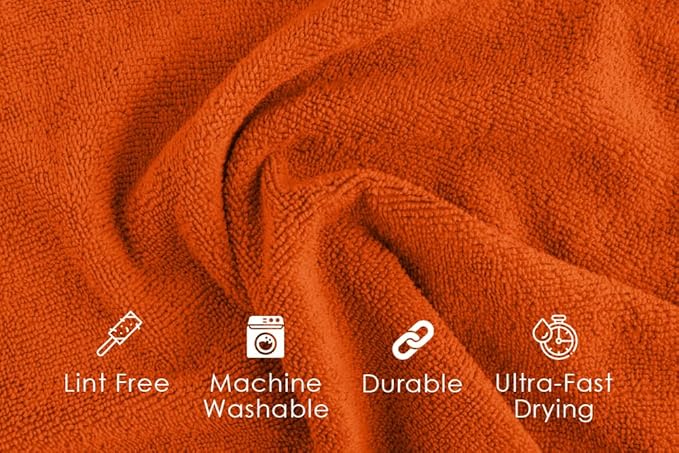 Avalon Towels Microfiber Cleaning Cloths Size 16" x 16", Highly Absorbent - Image 7
