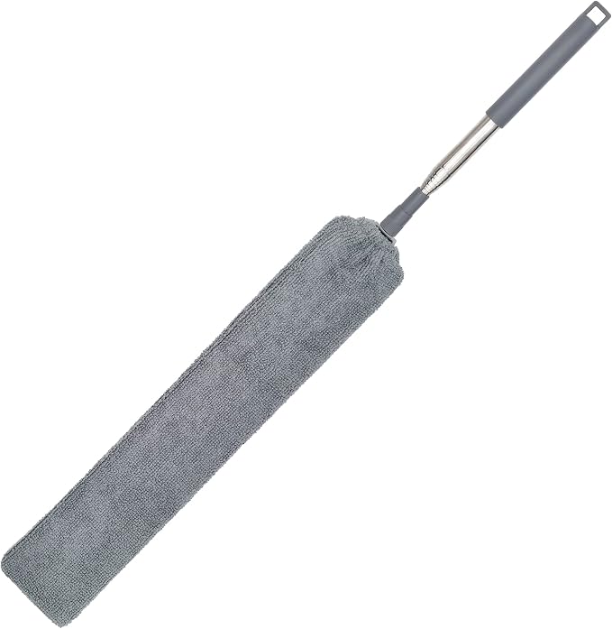Upgraded Under Appliance Cleaning Gadgets, Microfiber Gap Duster, Skinny Flat by Jonbyi
