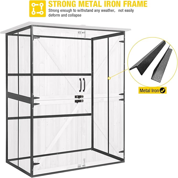 Aivituvin Outdoor Storage Shed Upgraded - Image 2