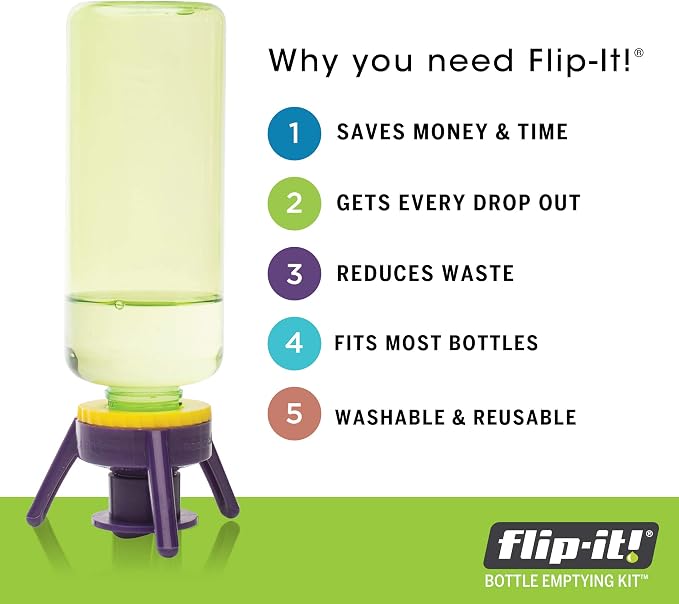Flip-It! Bottle Emptying Kit – 6 Bottle Pack - Image 9