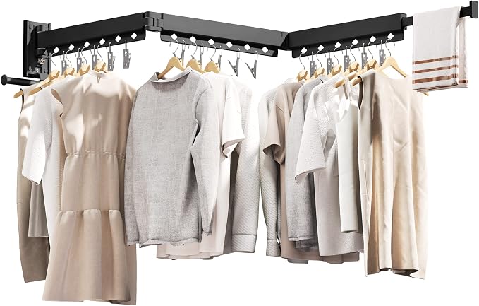 Wall Mounted Clothes Drying Rack by LIENAHU