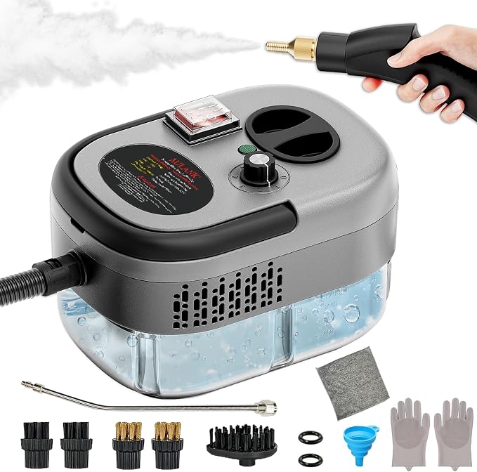 2500W Handheld Steam Cleaner, Portable Car Steamer by AULANK