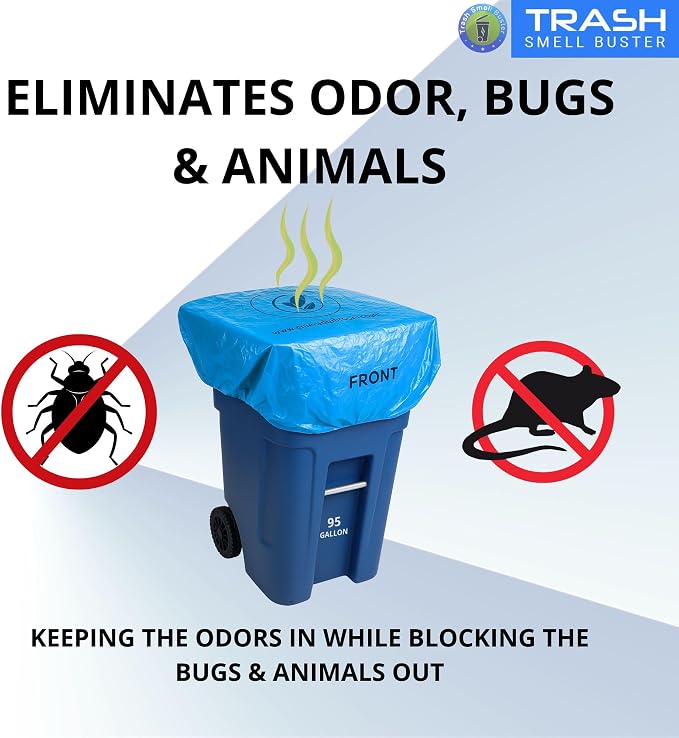 Trash Can Cover Biodegradable Odor Eliminating Bag - Image 2