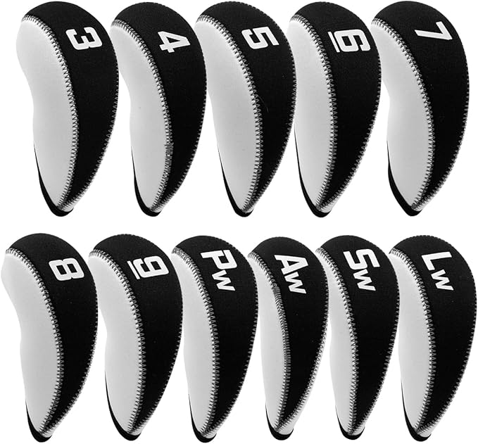 Golf Iron Covers for Golf Clubs Neoprene Golf Iron Cover Set 11pcs/10pcs Golf by montelagolf