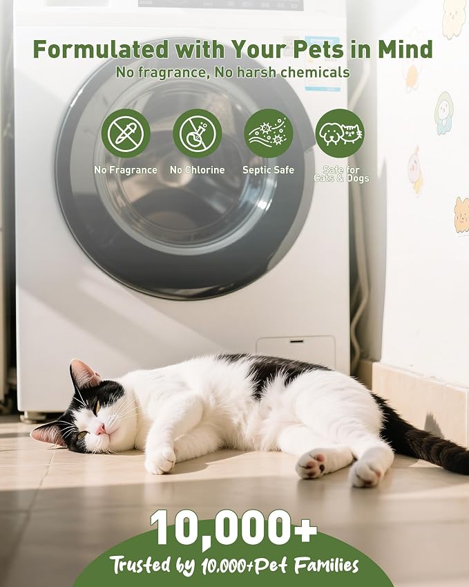 Washing Machine Cleaner Tablets – 36 Count, 18-Month Supply – Pet Hair & Odor - Image 5