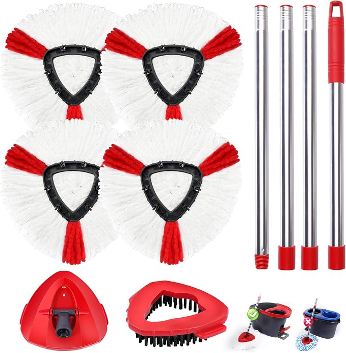 Mop Heads Replacements Complete Combo by BocaStory