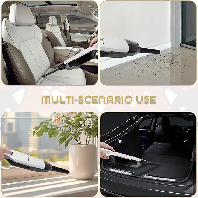 Handheld Vacuum Cordless, 15KPA High Power Suction, USB Quick Charge, Car - Image 6