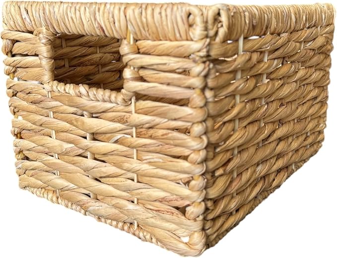 Wicker Basket For Shelves, Baskets for Organizing, Woven Storage Basket - Image 4