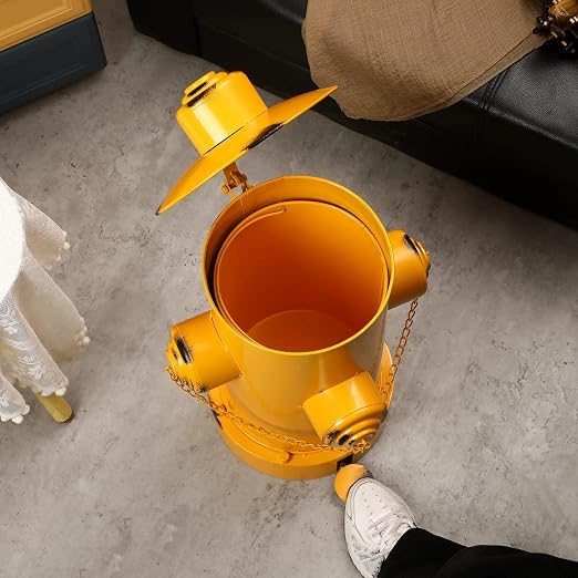 Hoolerry Fire Hydrant Trash Can Retro Creative Garbage Can - Image 6
